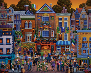 D·O·W·D·L·E Dublin Jigsaw Puzzle - 500 Piece, Fun and Engaging Puzzle for Adults and Kids, Perfect Gift for Puzzle Lovers
