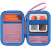 Lebakort Hard Case Compatible with Yoto Mini Kids Audio Music Player Children Speaker Plays Audiobook Cards Radio (Pink+ Sky Blu