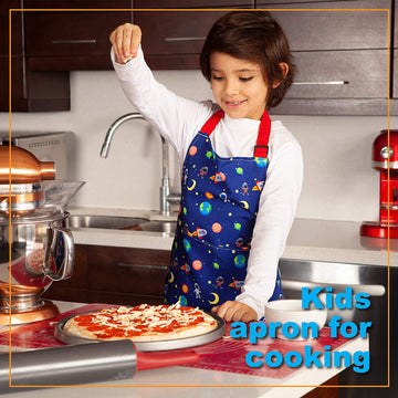 Nomsum, Art Smock, Kids Apron For Crafts, Painting And Cooking, Ages 3-5, Space, Toddler 3-5 Years