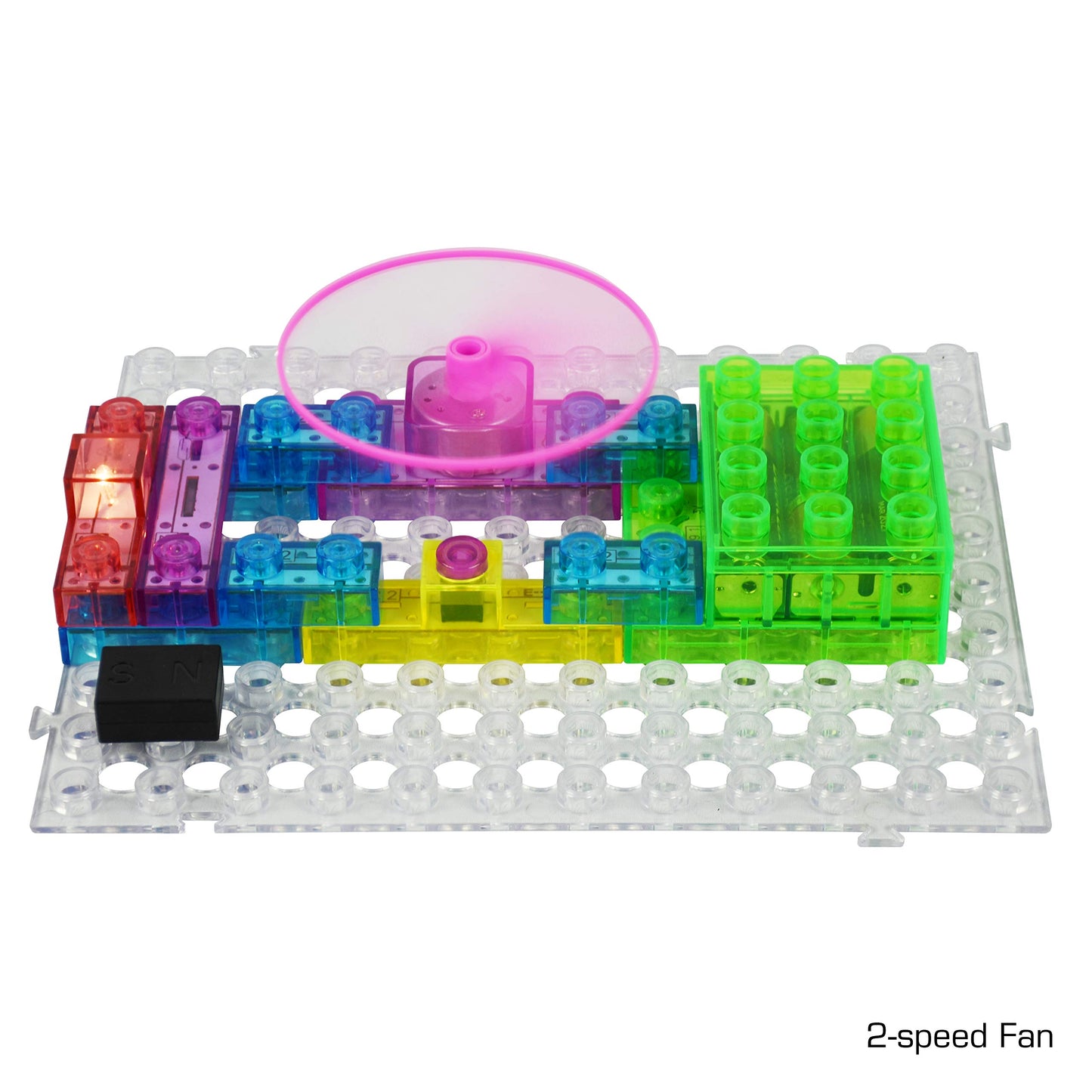 E-Blox Circuit Blox Builder - 115 Projects Circuit Board Building Blocks Toys Set For Kids Ages 8+