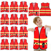 Panitay 12 Pcs Kids Community Helper Dress Up Vest, Boy & Girl Career Cosplay Party Costume For Toddlers Occupation Role Play(Fi