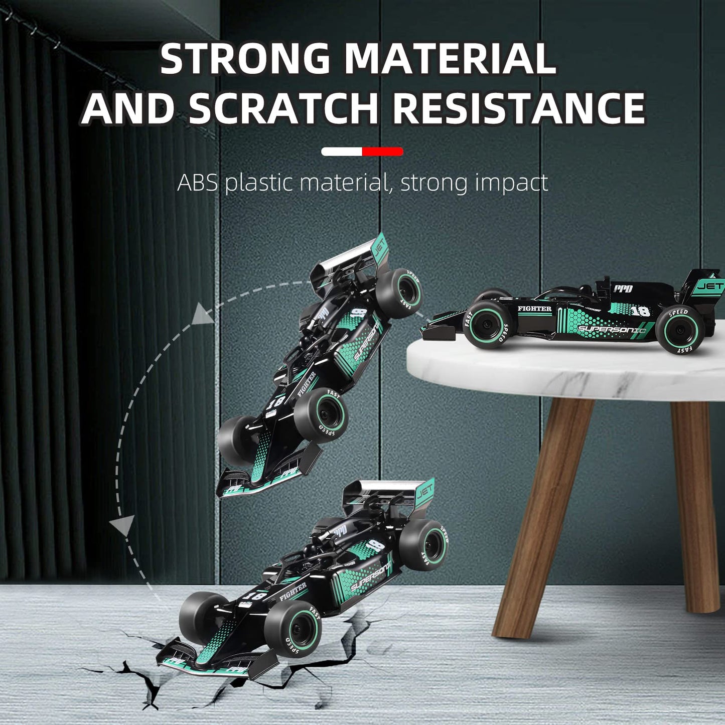 DOLIVE F1 Remote Control Car, 1:18 Rc Car for Boys Toys Age 6-8, Model RC Drift Cars Display Scale High-Speed Fast Hobby Racing