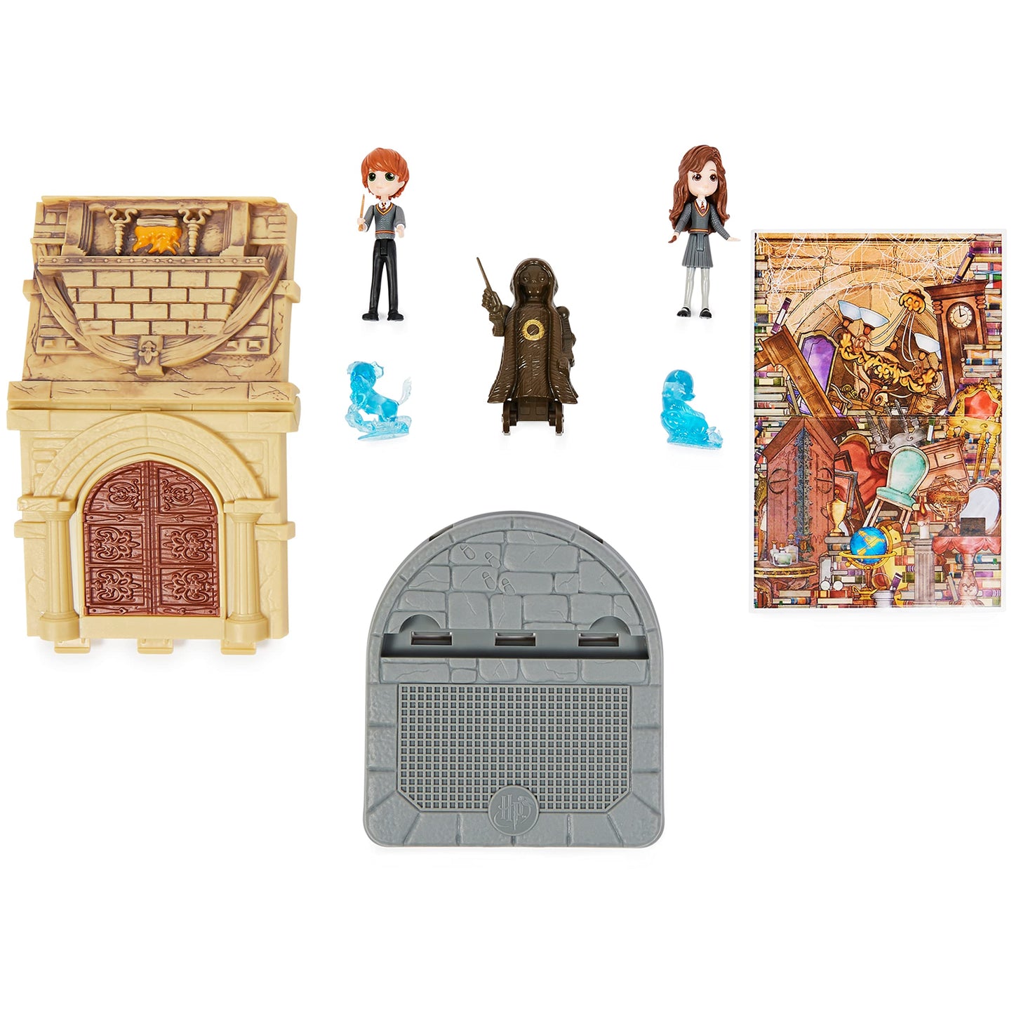 Wizarding World Harry Potter, Room Of Requirement 2-In-1 Transforming Playset With 2 Exclusive Figures And 3 Accessories, Kids Toys For Ages 5 And Up