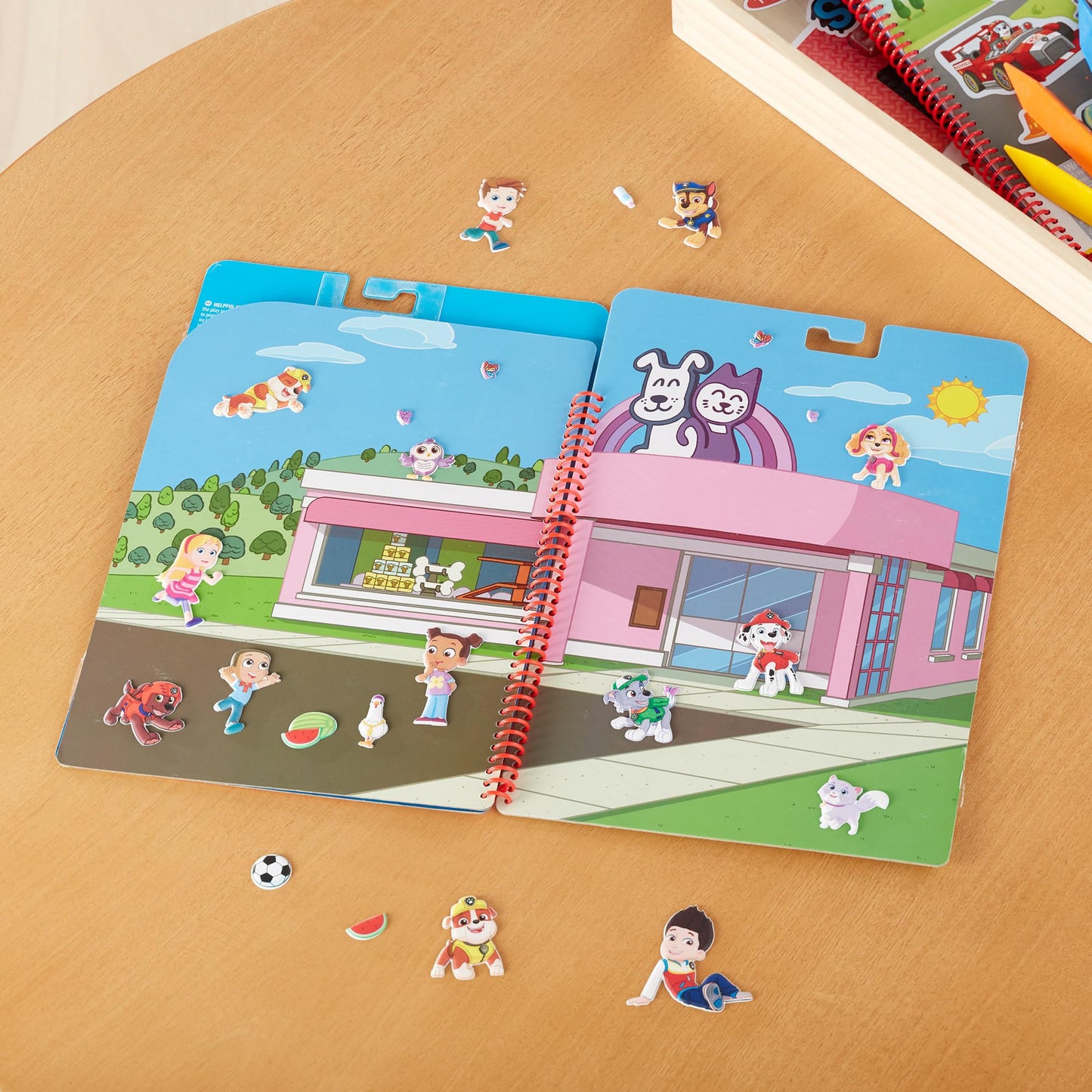Melissa & Doug Paw Patrol Restickable Puffy Stickers - Adventure Bay
