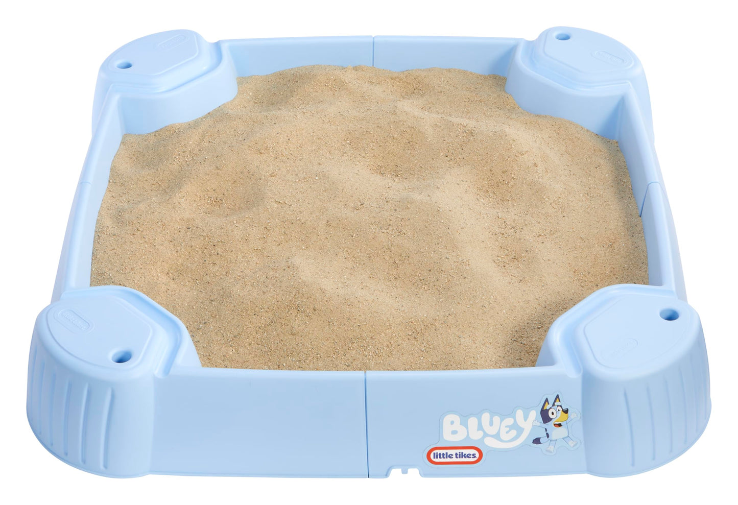 Little Tikes Bluey Beach Day Sand Box With 6 Accessories, Bluey Active Play, For Boys And Girls Ages 1-6 Years
