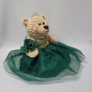 Kinnex Collections Since 1997 20'' Quince Anos Quinceanera Last Doll Teddy Bear With Dress (Centerpiece) ~ Arc16832-33 (Emerald