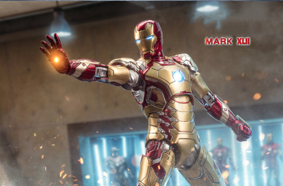 Lonullymege Ironmam Mk42 Action Figures-7 Inch Collector'S Edition Mark Model Doll Statues(Mk 42)