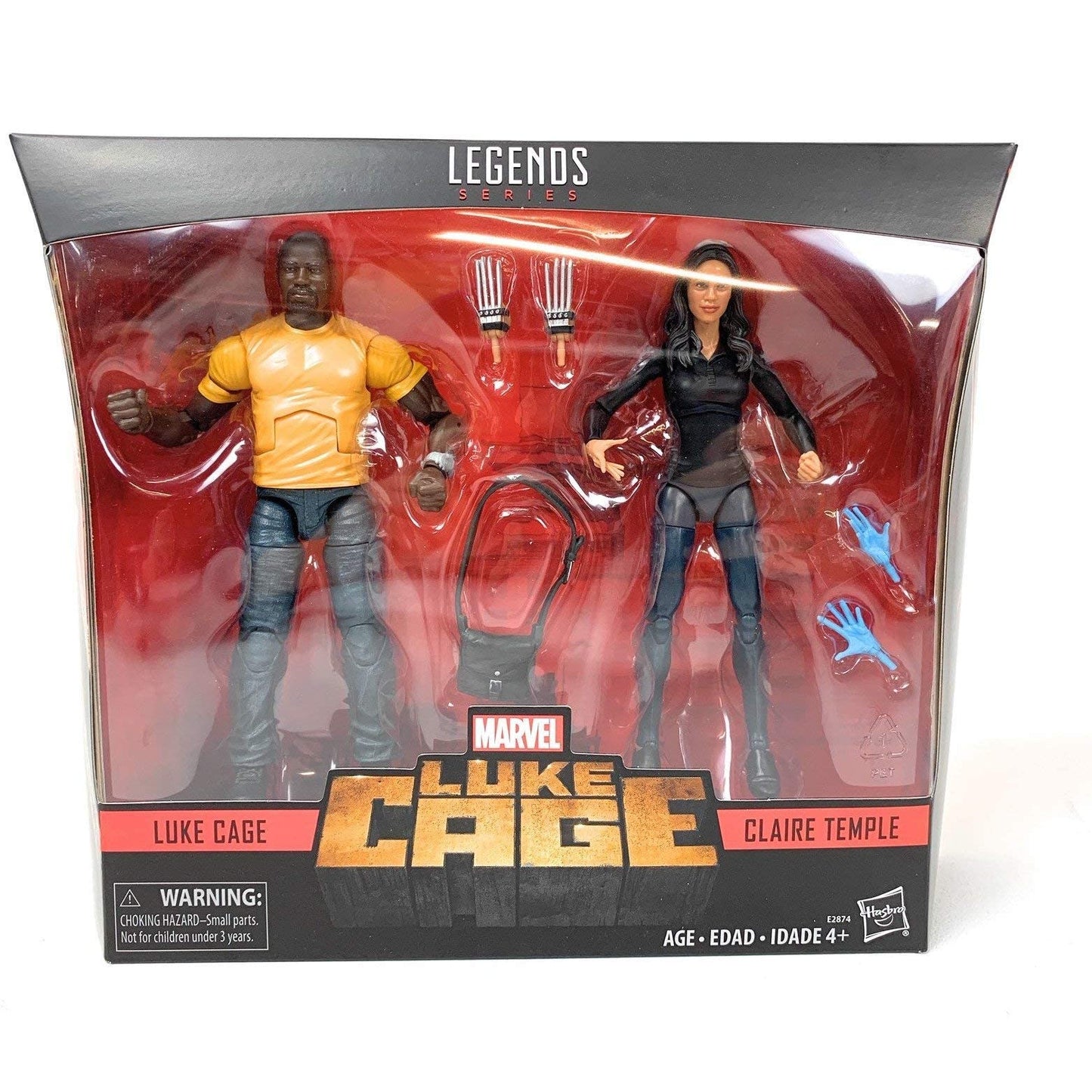 Marvel Legends Series Luke Cage Action Figure, 6-Inch, Multicolor, Model SG_E2874_ES, Plastic Material