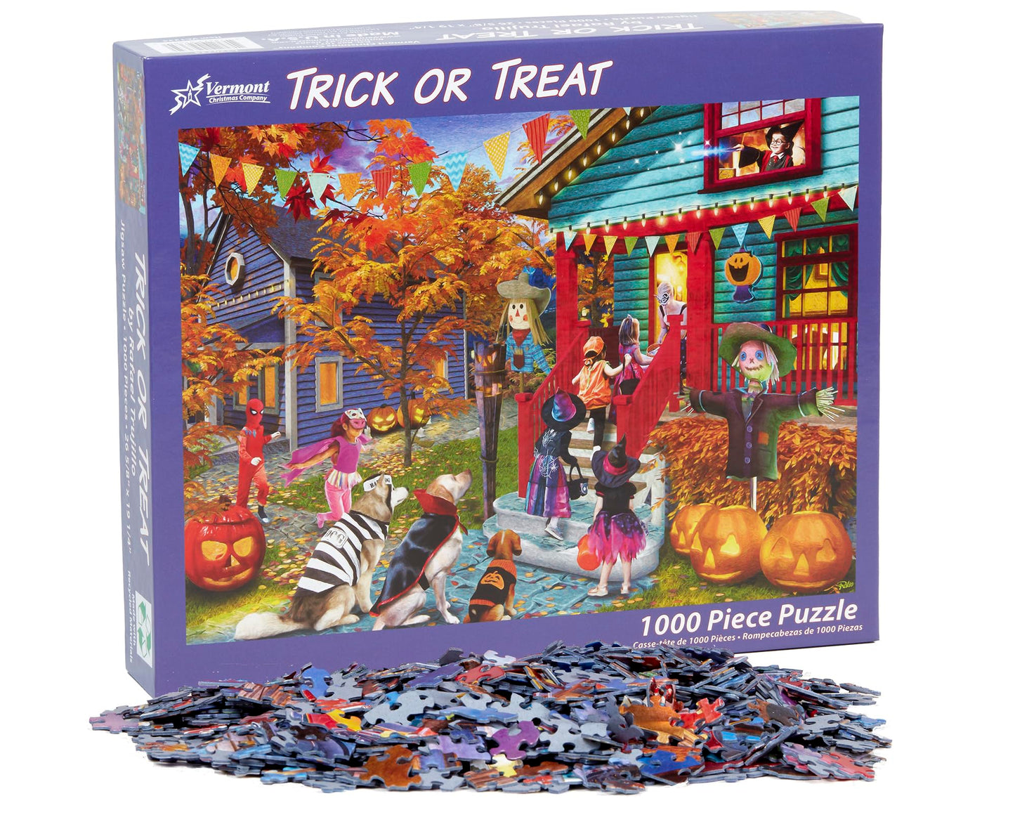 Vermont Christmas Company Trick or Treat Halloween Jigsaw Puzzle 1000 Piece