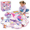 Synarry Unicorn Floor Puzzles For Kids Ages 4-6, Large 45 Piece Floor Puzzles For Kids Ages 4-8, Puzzles For Toddlers 2-4, Unico