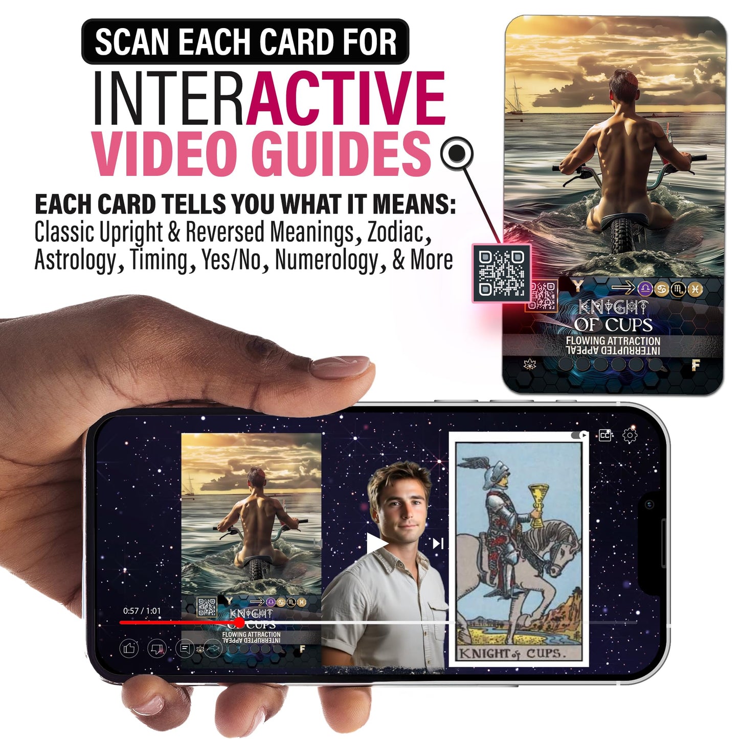 The Talking Tarot Deck & Guide: 78 Cards That Can Read Themselves | Instant, Interactive Readings or Master Tarot in Under 1 Hou