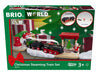 Brio World – 36014 Christmas Steaming Train Set | 27-Piece Kid-Friendly Set | Age 3+ Compatible | Fsc-Certified Beech Wood | Complements All Brio Railway Sets & Accessories | Multicolor