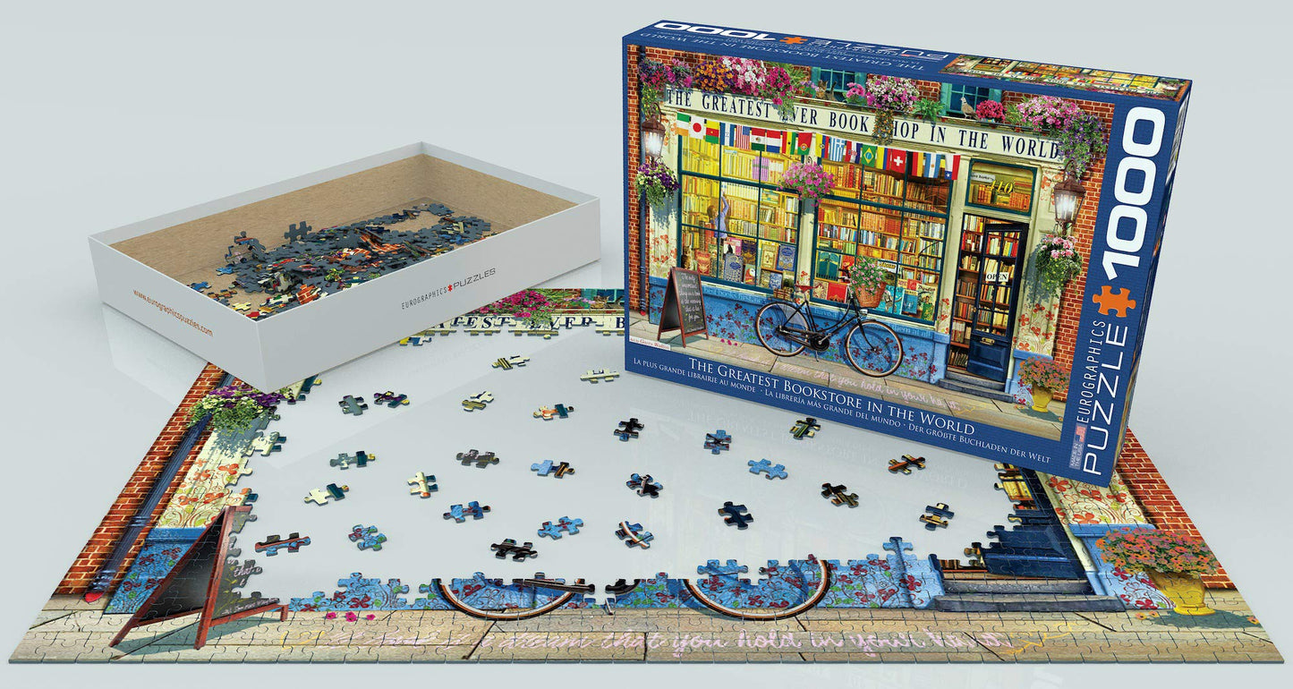 Eurographics (Eurhr The Greatest Bookstore In The World 1000Piece Puzzle 1000Piece Jigsaw Puzzle
