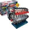 Playz Inline 6 Engine Model Kit - Build Your Own STEM Inline 6 Small Engine That Runs Kit for mature-themeds & Kids Age 10-12+ Visible Inline 6 Mini Engine Kit That Works for mature-themed w/ 230 STEM Parts