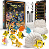 Gobidex Ocean Life Fish Dig Kit, Excavate 12 Simulated Marine Fish Science Kits For Kids Age 6-8-12, Stem Learning & Education Toys, Party Favors Gift For Kids Boys & Girls Age 6+ Year Old