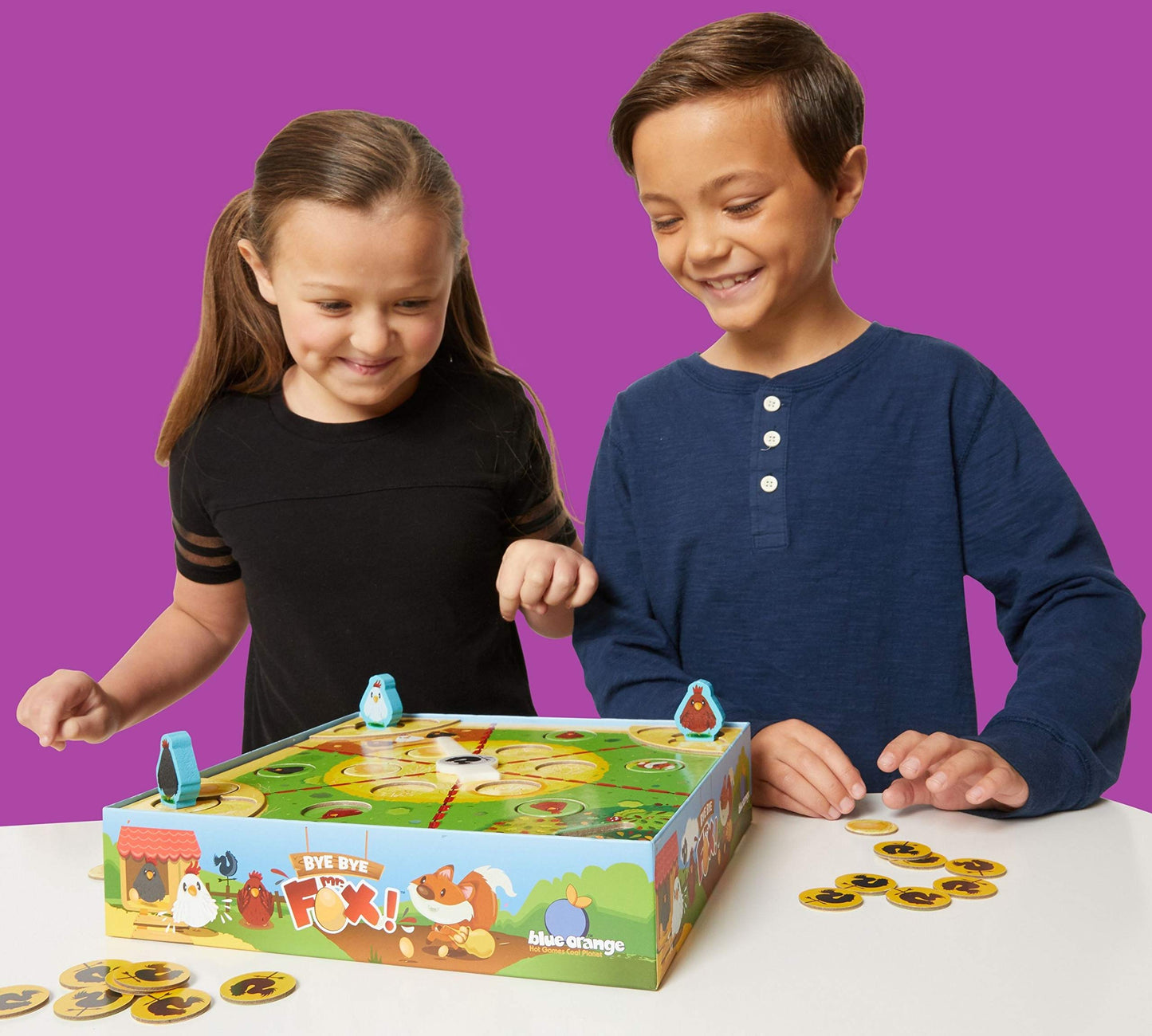 Blue Orange Games Bye Bye Mr.Fox- Cooperative Children’S Game For 1 To 4 Players. Recommended For Ages 5 And Up (09013)