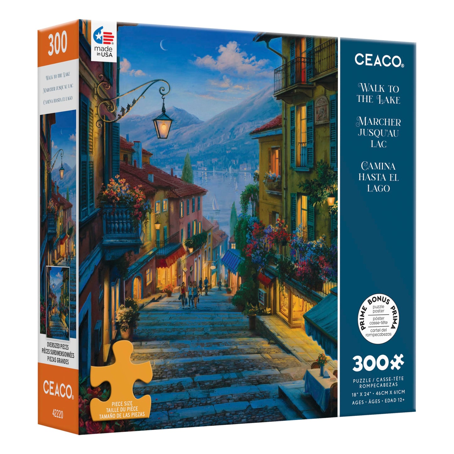 Ceaco - Walk To The Lake - 300 Oversized Piece Jigsaw Puzzle