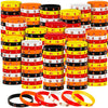 Zhanmai Fire Truck Bracelets Rubber Firefighter Wristbands Firefighter Party Silicone Wrist Bands for Birthday Party Supplies De