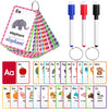 Besarme 26 Pcs Alphabet Flash Card 1-3 Abc Learning & Sight Words Flash Cards For Toddlers And Preschoolers Homeschool & Classro