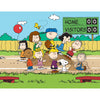 RoseArt Peanuts Baseball 100-Piece Jigsaw Puzzle for Kids & Adults, Multi-colored, Cardboard, Model 8669ZZA