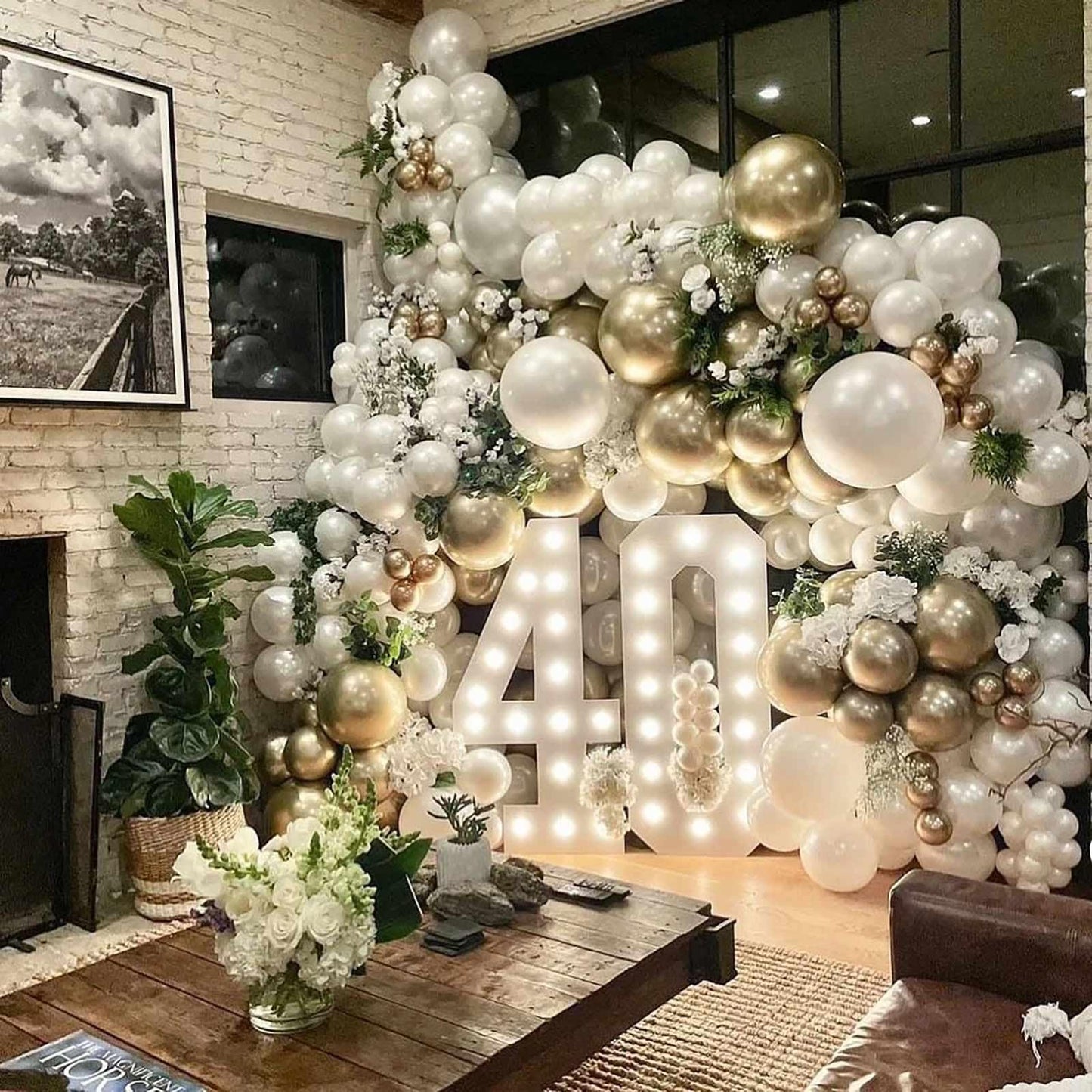 Kalor 12 Inch White Balloons, 50 Pcs Latex Helium Balloons For Kid'S Birthday Party, Baby Shower, Wedding, Graduate Party Decorations