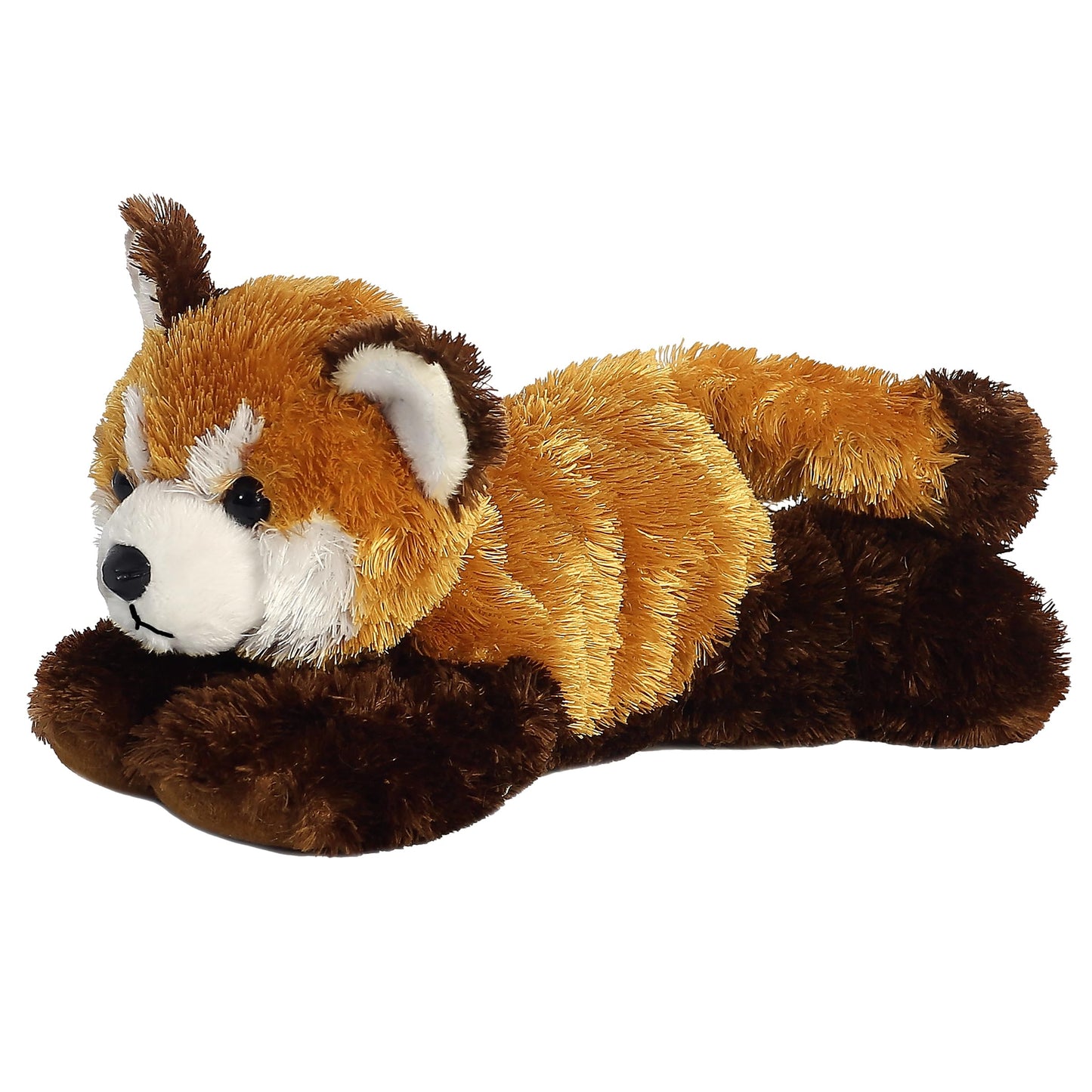 Aurora® Adorable Mini Flopsie™ Red Panda Stuffed Animal - Playful Ease - Timeless Companions - Orange 8 Inches
