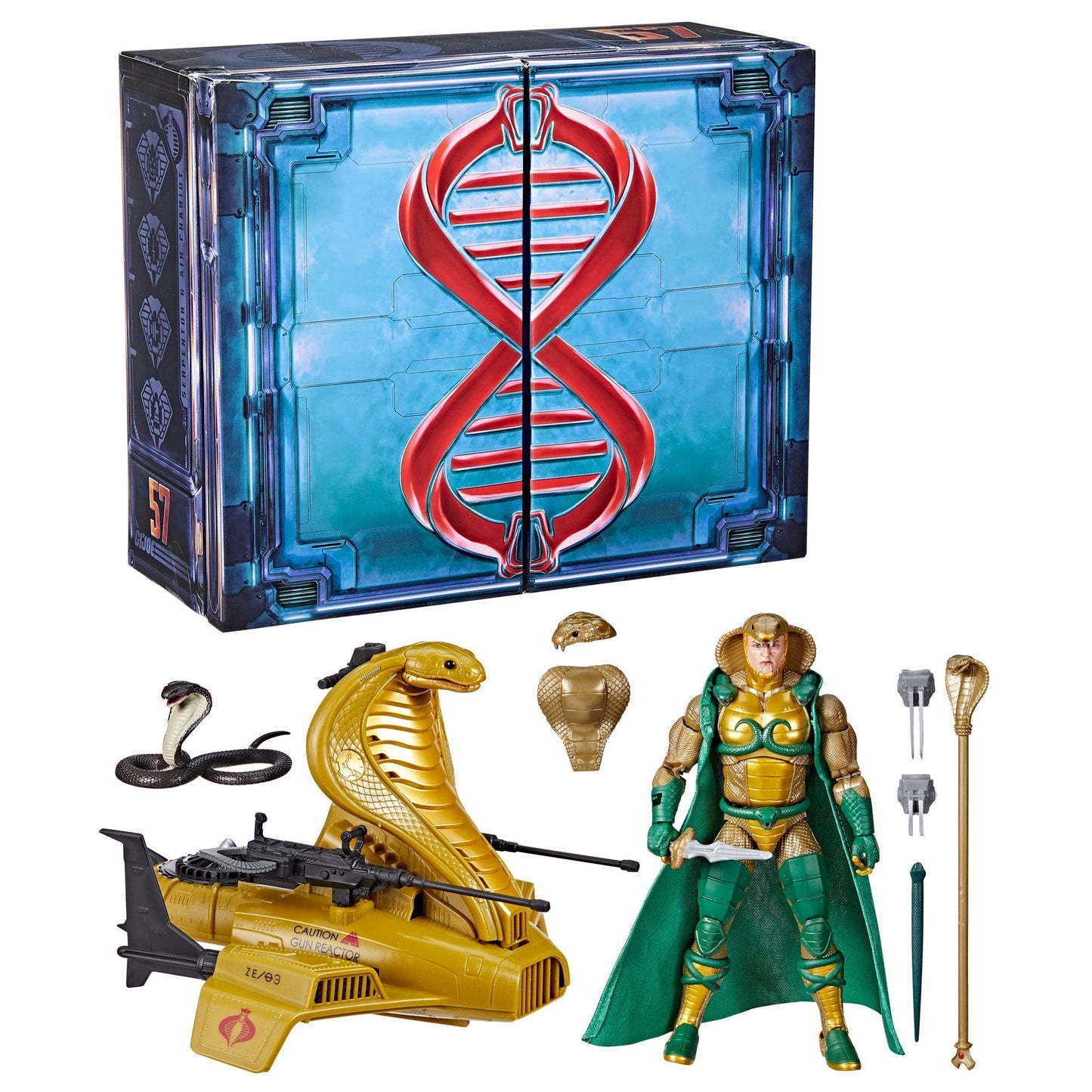 G.I. Joe Classified 6-Inch Action Figure Exclusive - Serpentor & Air Chariot, Black, Model 5010993966301