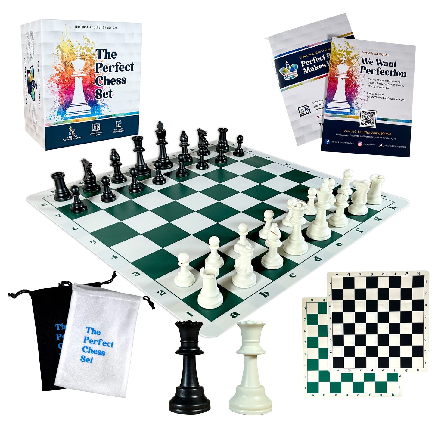 Staunton Triple Weighted Chess Set