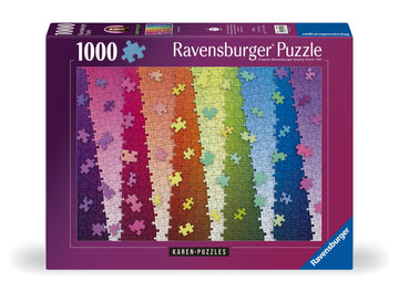 Ravensburger Karen Puzzles – Colors On Colors 1000 Piece Jigsaw Puzzle | Vibrant Imagery | Perfect Interlocking Fit | Ideal For Adults And Kids | Made In Germany