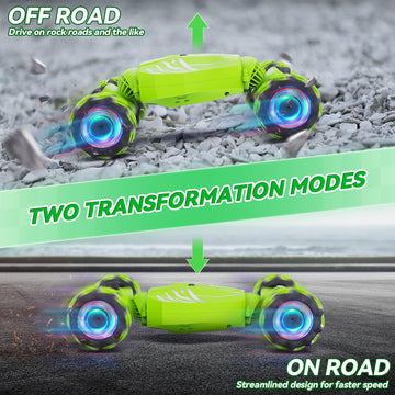 Dysaim Gesture RC Car, Toys for Boys 6-12 Year Old, 4WD Remote Control Car 360 Rotate Transform Drift RC Cars with Lights Music