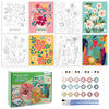 Goldentime Framed Paint By Numbers For Adults And Kids Ages 8-12 - Easy To Paint By Number For Beginners, Flower Canvas Painting