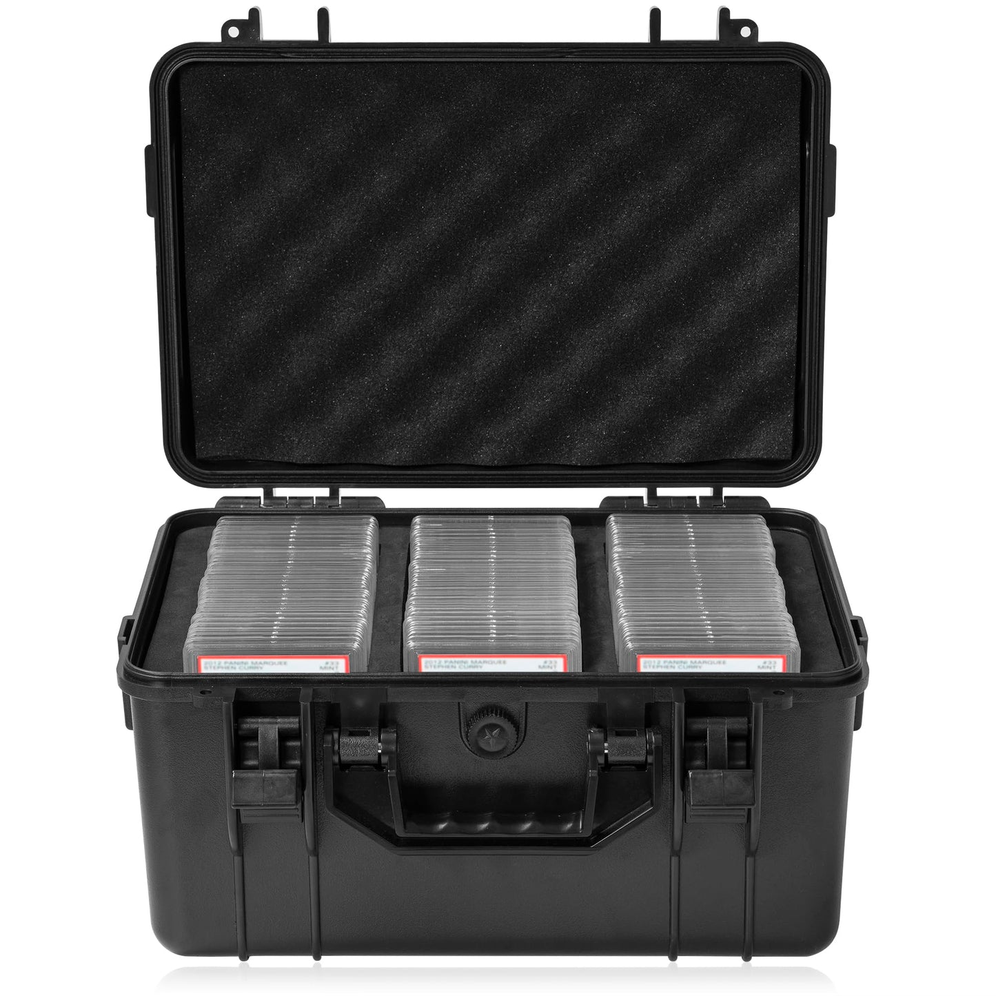 Ouutmee Graded Card Case Storage Box, Trading Card Storage Box, Waterproof Card Slab Carrying Case Compatible With 80+ Psa, Csg,