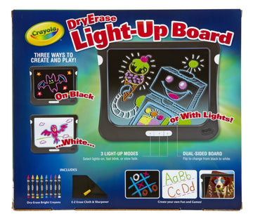 Crayola Dry Erase Light Up Board Drawing Set Age 5+