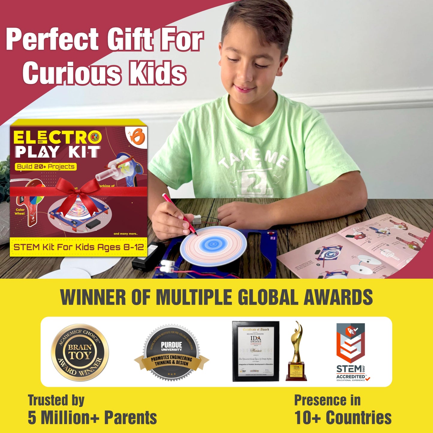 Butterfly Edufields 100+ Stem Toys For Boys Age 8-10-12-14 | Stem Projects For Kids Ages 8 9 10 11 12 | Engineering Projects, Gifts 8-12 Year Old Boy | Stem Activities Gifts For Ages 8+ Year Old Boy