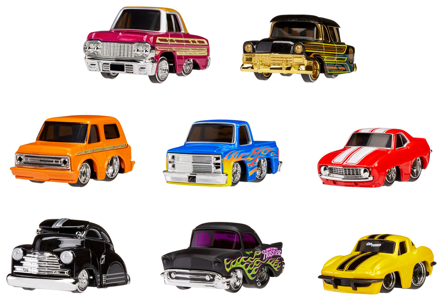 CarTuned Series 1-8 Pack, Diecast Vehicle, Ages 6+ Years