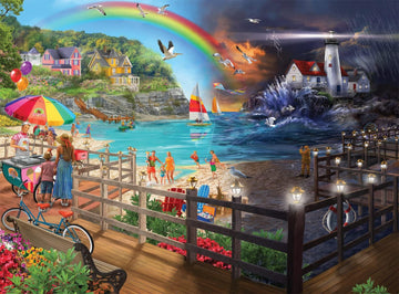 Buffalo Games - Chris Bigelow - Shore Walk - 1000 Piece Jigsaw Puzzle for Adults -Challenging Puzzle Perfect for Game Nights - F