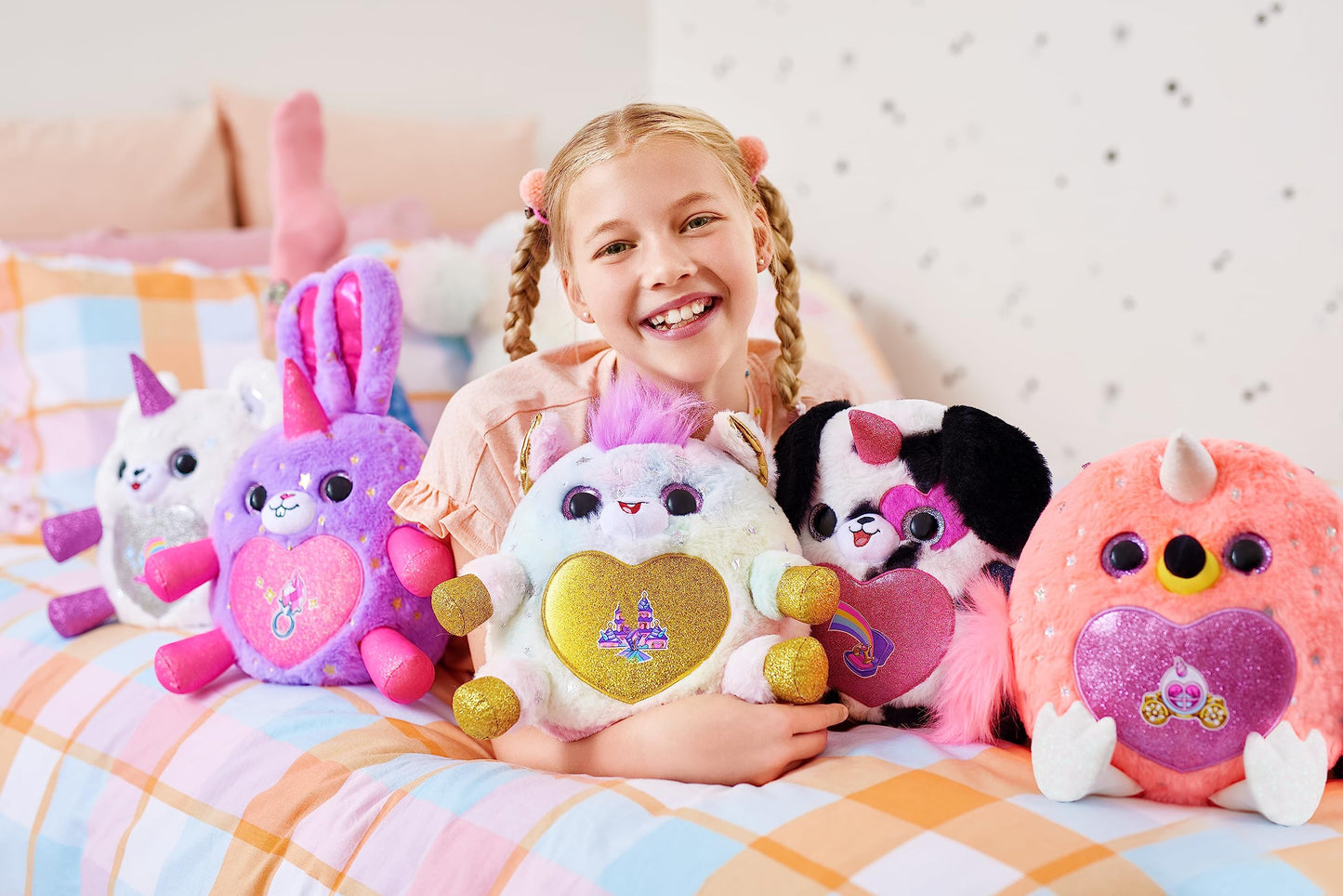 Rainbocorns Fairycorn Princess Surprise 11" Plush Toy, Unicorn, Wearable Wings, Model 9281A, Ages 3+
