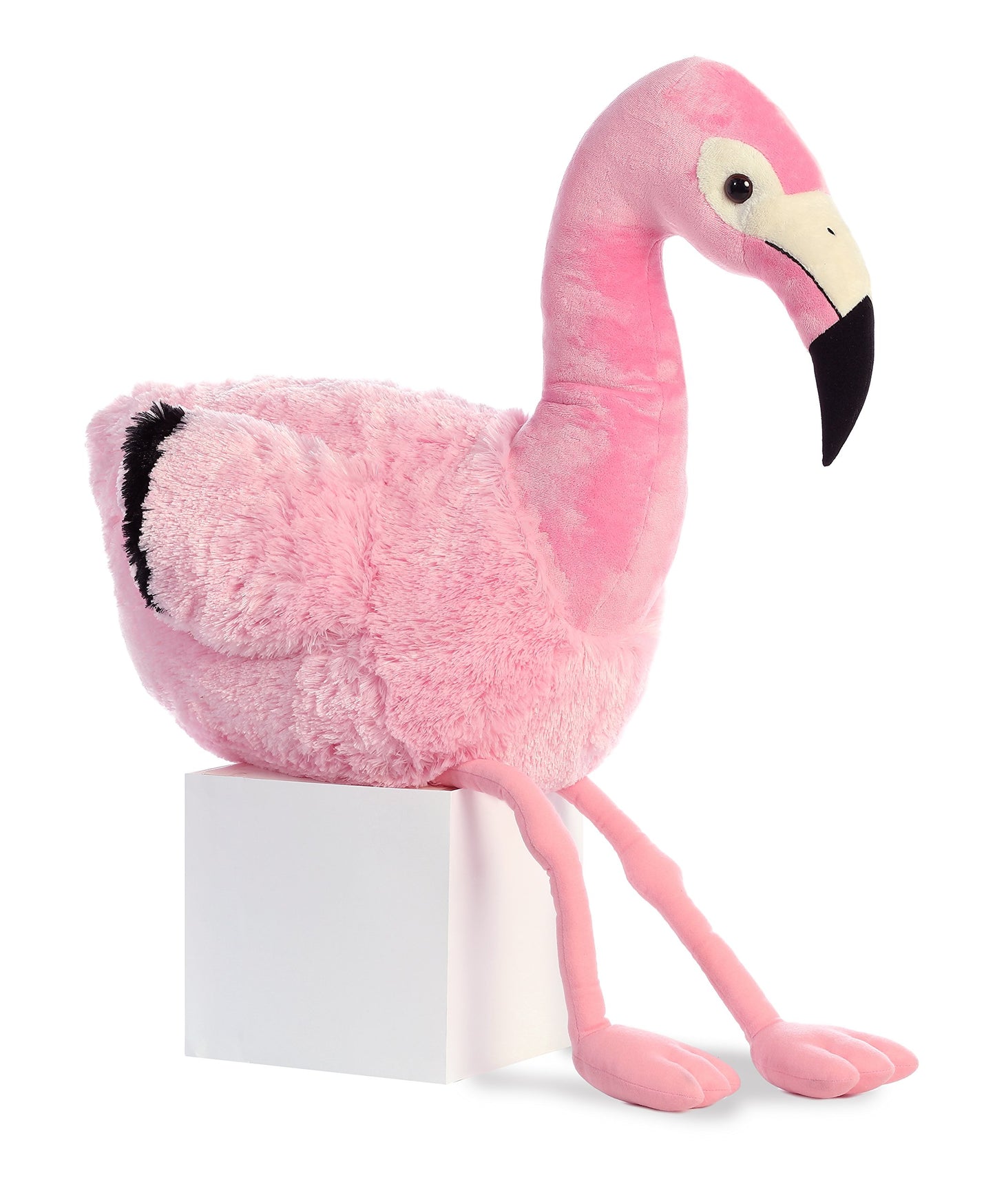 Aurora® Adorable Super Flopsie™ Flamingo Stuffed Animal - Playful Ease - Timeless Companions - Pink 34 Inches