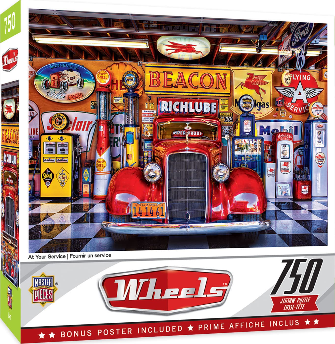 Masterpieces 750 Piece Jigsaw Puzzle For Adults, Family, Or Kids - At Your Service - 18'X24'