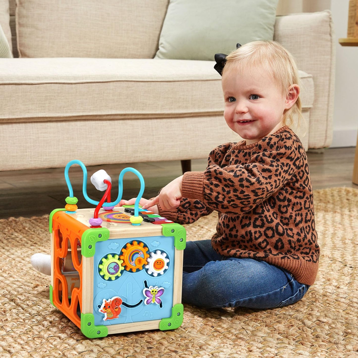 Leapfrog Touch And Learn Wooden Activity Cube