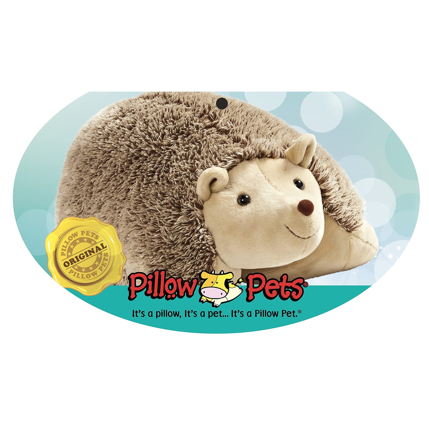 Pillow Pets Originals Harley Hedgehog, 18” Stuffed Animal Plush Toy