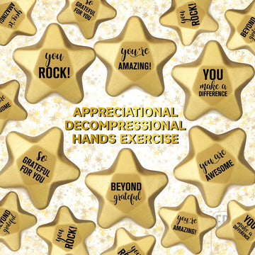 Deekin 36 Pieces Star Stress Balls 1.6 Inch Gold Mini Star Foam Balls Stress Star Relief Balls Stress Star Toys For Teens Adults