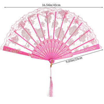 Obmwang 5 Pieces Girls Tea Party Supplies Tea Party Gloves Hats Girls Kids Tea Party Necklace Fan For Girls Tea Party Costume