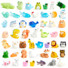 Joyin 50 Pcs Mini Resin Animals Figures, Mix Resin Animal Figurines For Cute Garden Decorations, Slime Charms For Crafts, Diy Mi