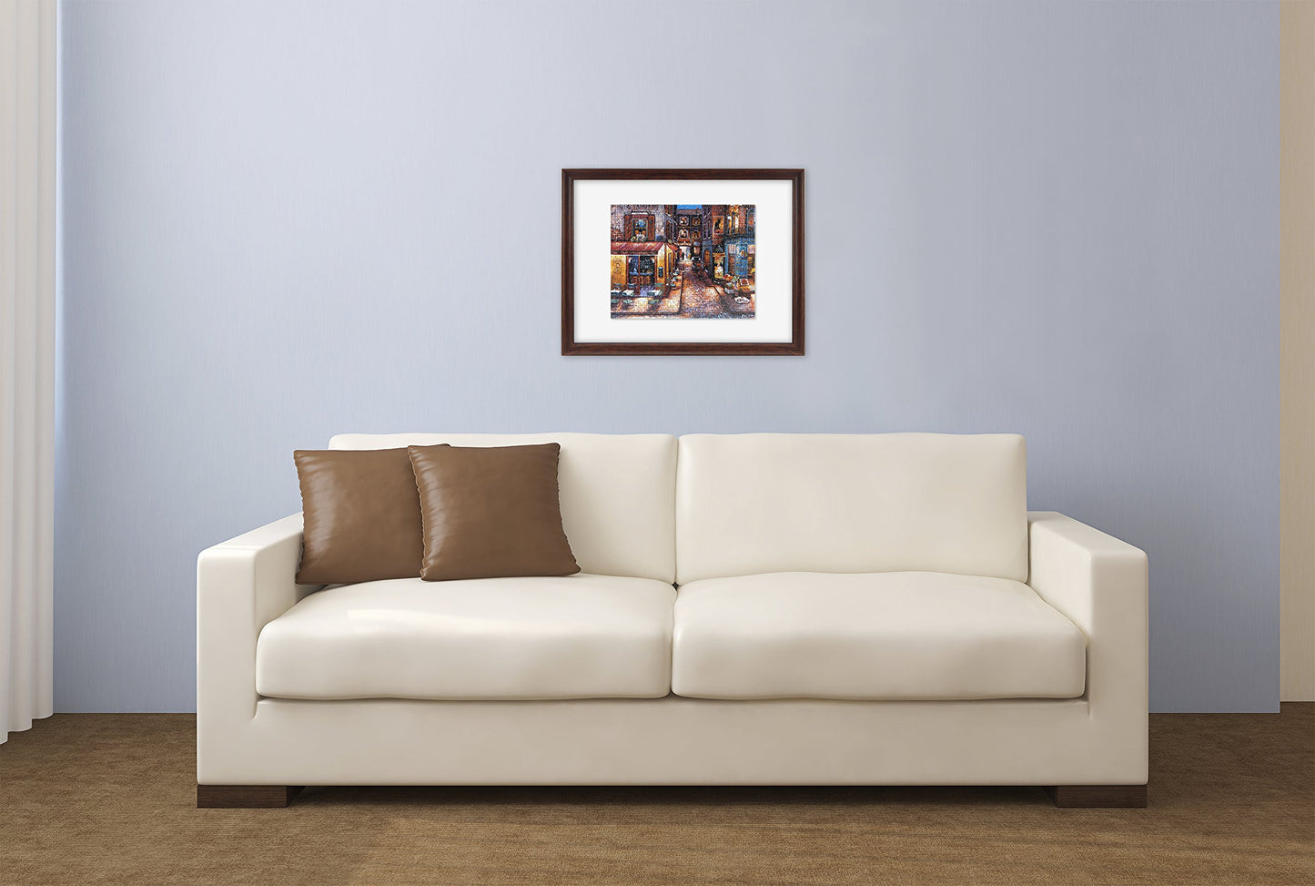 Mcs Frame For Puzzles, Walnut, 18 X 24 In Or Smaller
