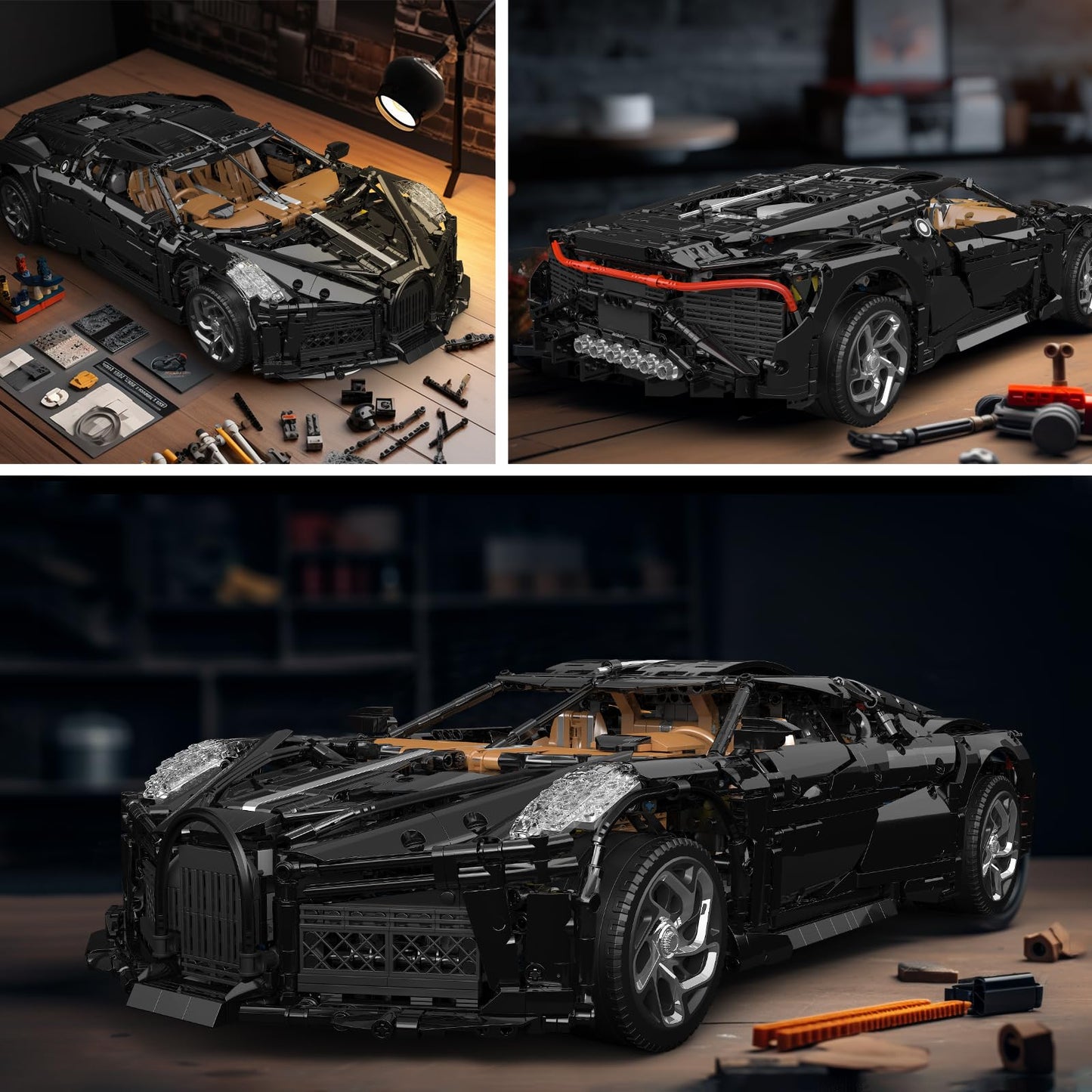 Mould King 13163 Moc Sports Car Building Kits, Remote/App Control 4688 Pieces Super Car Model Block Sets, Collectible Set For Adults, Boy Toys For Christmas And Birthday Gifts