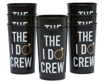 American Greetings Bachelorette Party Supplies, I Do Crew 22 Oz. Cups (8-Count)