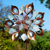 Lariander Wind Spinners Outdoor For Yard And Garden, Metal Large Wind Spinner & Sculptures 84 Inch, Garden Spinner Windmills For
