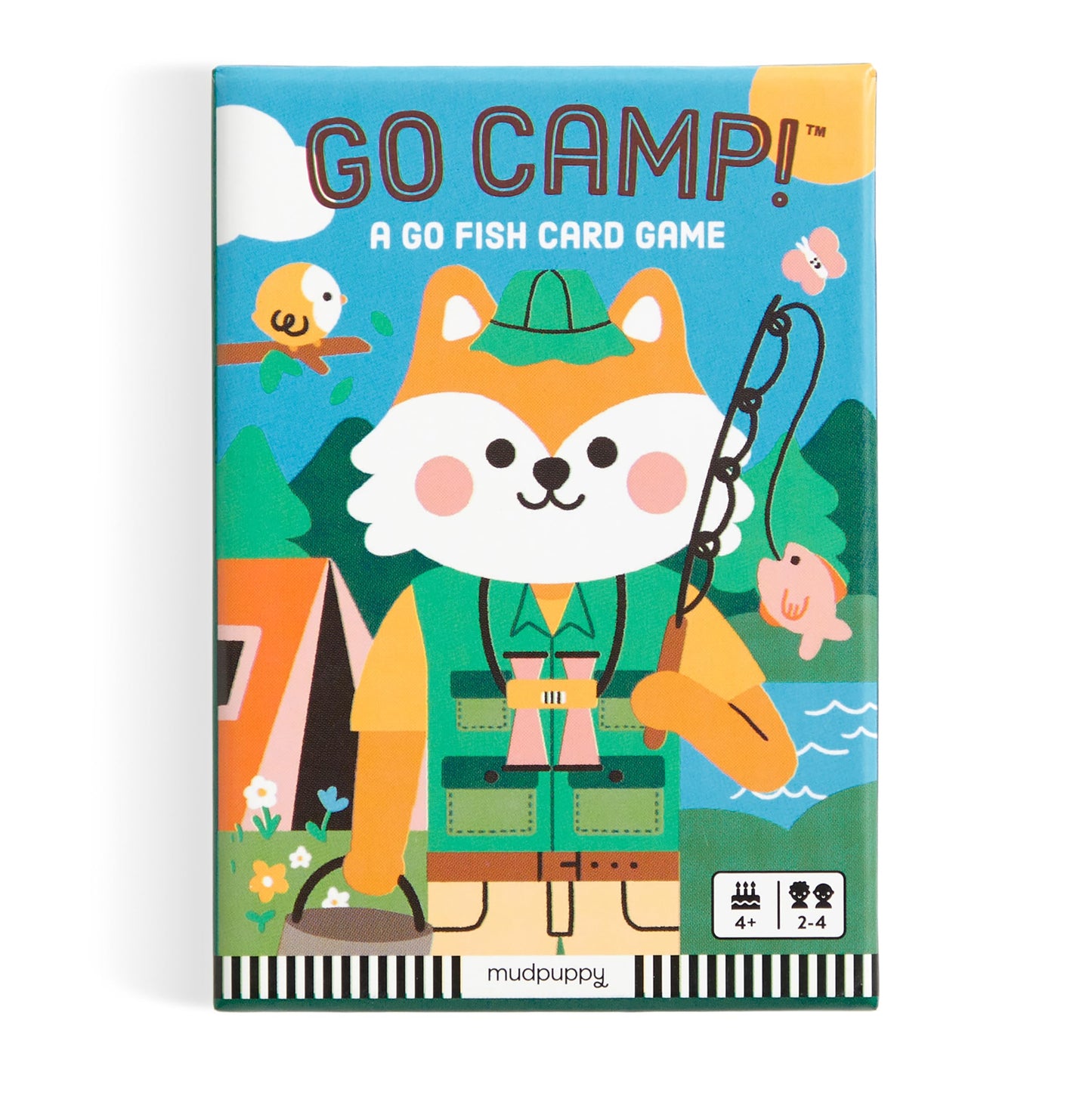 Mudpuppy Go Camp! - Camp Version Of Classic Kids Go Fish Card Game With Cute Illustrations Of Animals For Children Ages 4 And Up