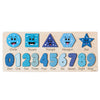 Zuzu Puzzle Wooden Puzzle for Toddlers, Boy and Girl, Personalized Montessori Toy Puzzle, 12 Month Toy, Gifts for 0 1 2 3 Years